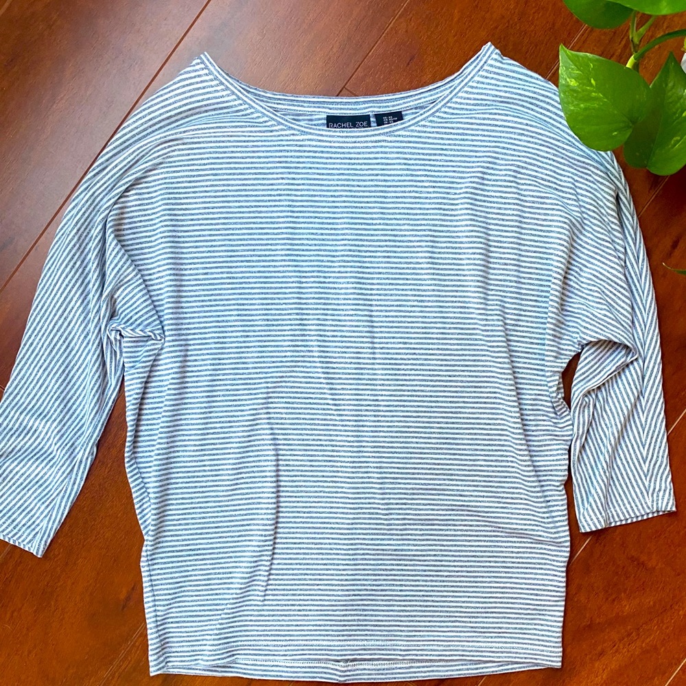 Rachel Zoe - Striped Tapered Top